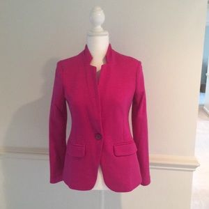 Gibson Notch Collared Blazer Size XS Neon Berry NWT